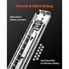 SucceBuy 1 Pair Full Extension Drawer Slides 500 lbs Load Capacity Locking Drawer Slides Ball Bearing with Lock Side Mount Rail