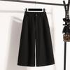DIMANAF Plus Size New Women Long Pants Loose Casual Elastic Waist Vintage Lady Thick Winter Autumn 2025