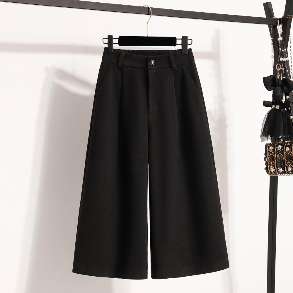 DIMANAF Plus Size New Women Long Pants Loose Casual Elastic Waist Vintage Lady Thick Winter Autumn 2025