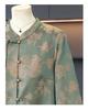 Elegant Seven-Sleeve Chinese Style Top for Women - Loose Fit, Printed Design, Perfect for Middle-Aged and Elderly Mothers or Grandmothers