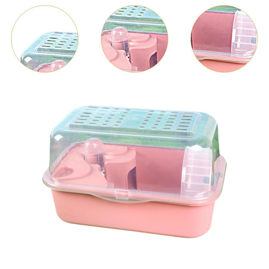 Hamster Cage Habitat BreathablemExercise Playing House,Mice and Rat Habitat House,for Gerbils Rats Hedgehog Bunny Guinea Pigs