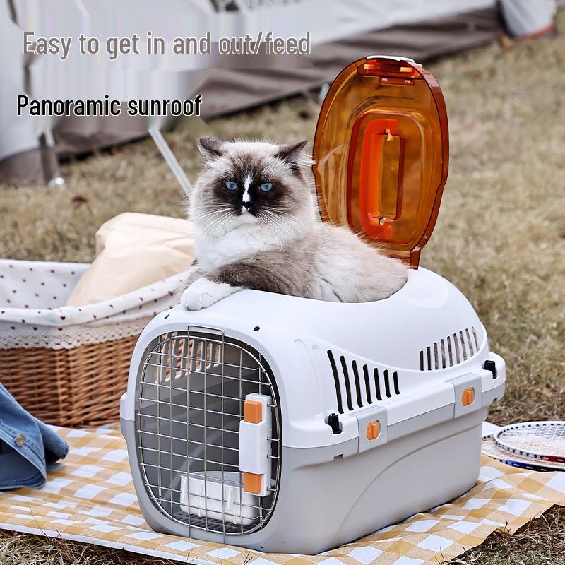 Pet Airline Carrier: Skylight Space Capsule for Cats and Dogs