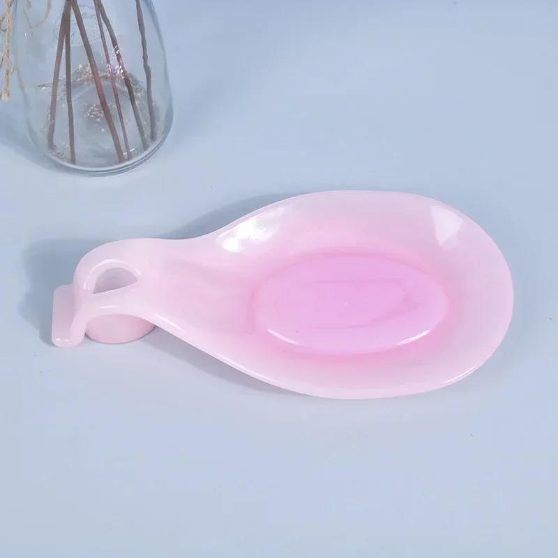 Creative Handmaade DIY Spoon Coaster Tray Silicone Mold Plate Storage Box Epoxy Resin Mold Jewelry Mold Jewelry Accessory Crafts