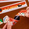 Cartoon Apple Magnetic Bookmark Ruler, Student Flexible Ruler, Cute and Girlish, Inspiring Stationery Magnetic Straight Ruler
