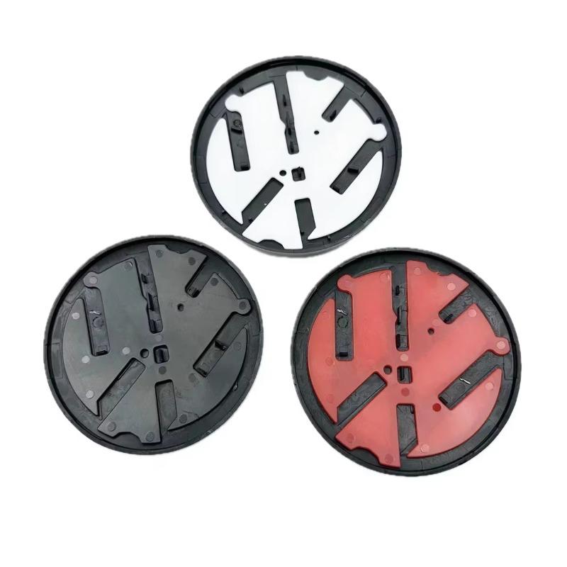For VW 110mm for Volkswagen Emblem Backing Plate–Trunk Badge Background Panel for Golf 6/7/7.5, Polo, Passat, T-Roc, Arteon, T