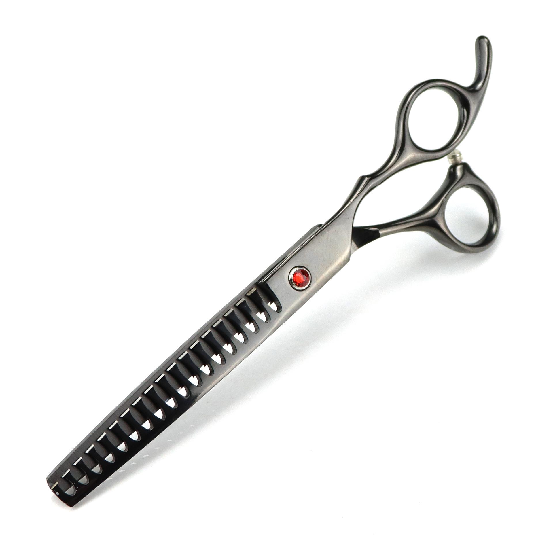 Hondentrimschaar Professioneel 7  Japan 440C Uitdunschaar Hondentrimschaar Visgraat Tanden Puppy Schaar Dropshipping