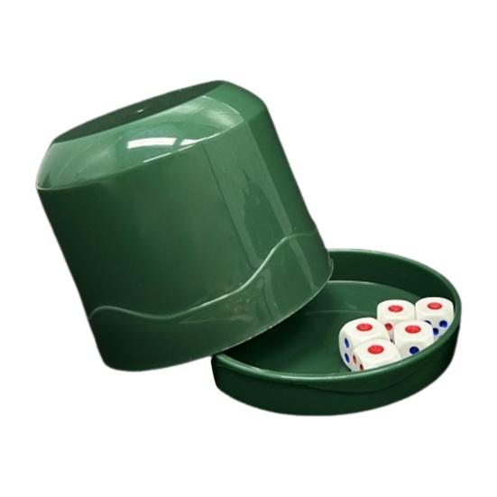 

1 набор игральных костей с подставкой, 5 игральных костей, прочный ручной шейкер, чашка для взрослых, семей, ночных баров, вечеринок, азартных игр, напитков, настольных игр, казино, оборудование