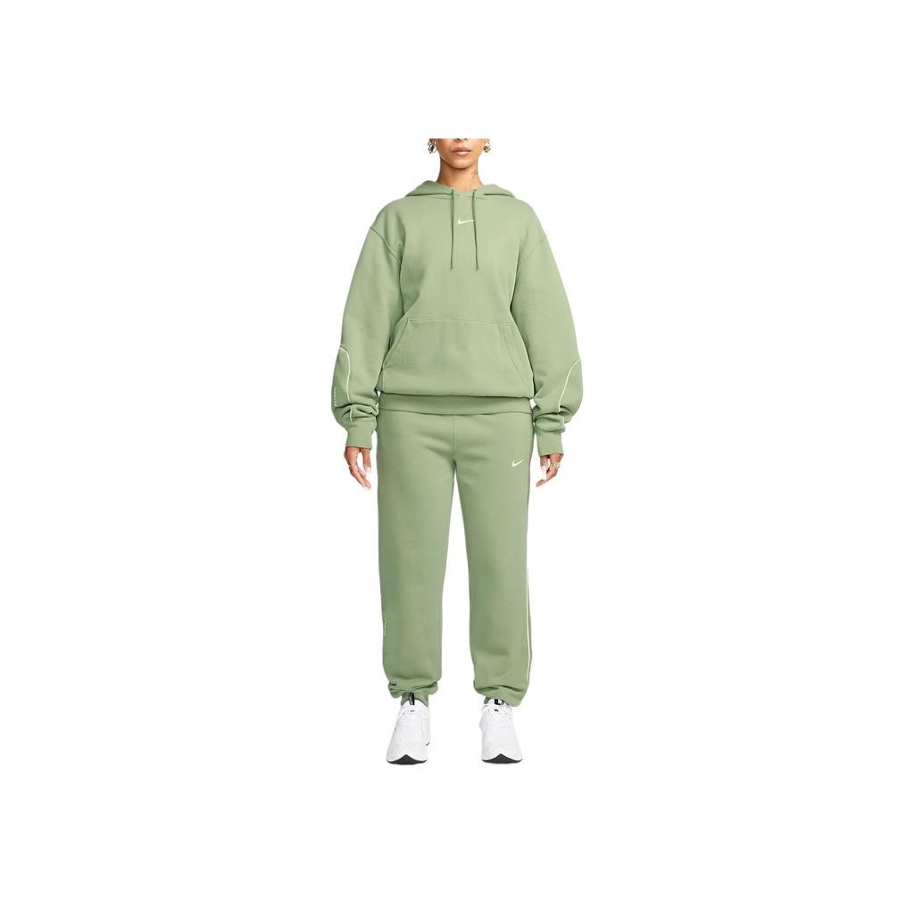 Nike X Nocta Collab SS24 Logo Mid-Rise Jogger Knit Pants Unisex Bottoms Olive-Green FN7662-386