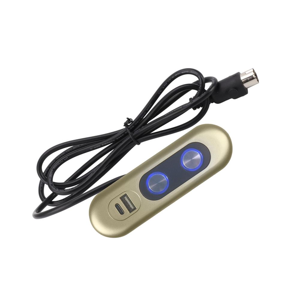 Electric Recliner Switches 2 Button Lift Chair Control Switches with USB Charging Interface Power Recliner Controller