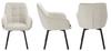 Swivel half stool bar stool ELMO fabric gray