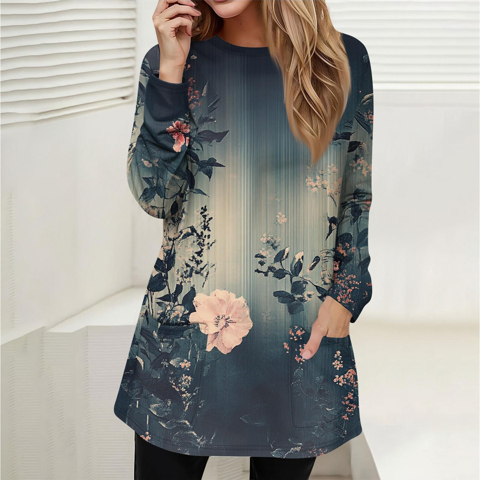 

Женская толстовка, пуловер, спортивная одежда, карман, принт, повседневный топ с круглым вырезом и длинными рукавами XXXL