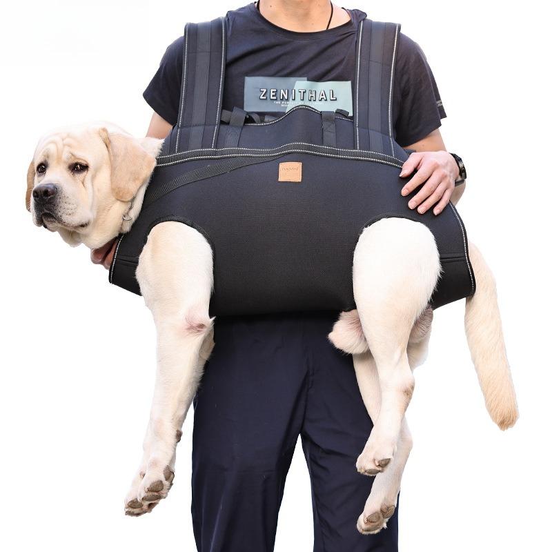Imbracatura a tracolla per cane a corpo intero, regolabile, imbottita, per cani grandi, anziani, feriti, disabili, visita veterinaria
