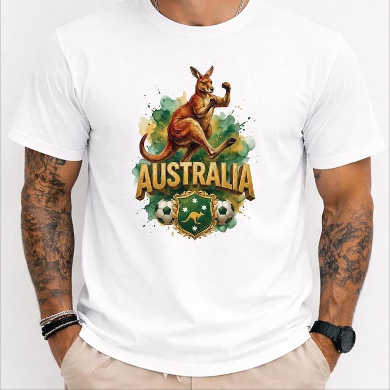 Australia World Cup 2026 Shirt, Australia Soccer Fan Tee, Kangaroo Football T-Shirt, Vintage Aussie Soccer Gift 2XL