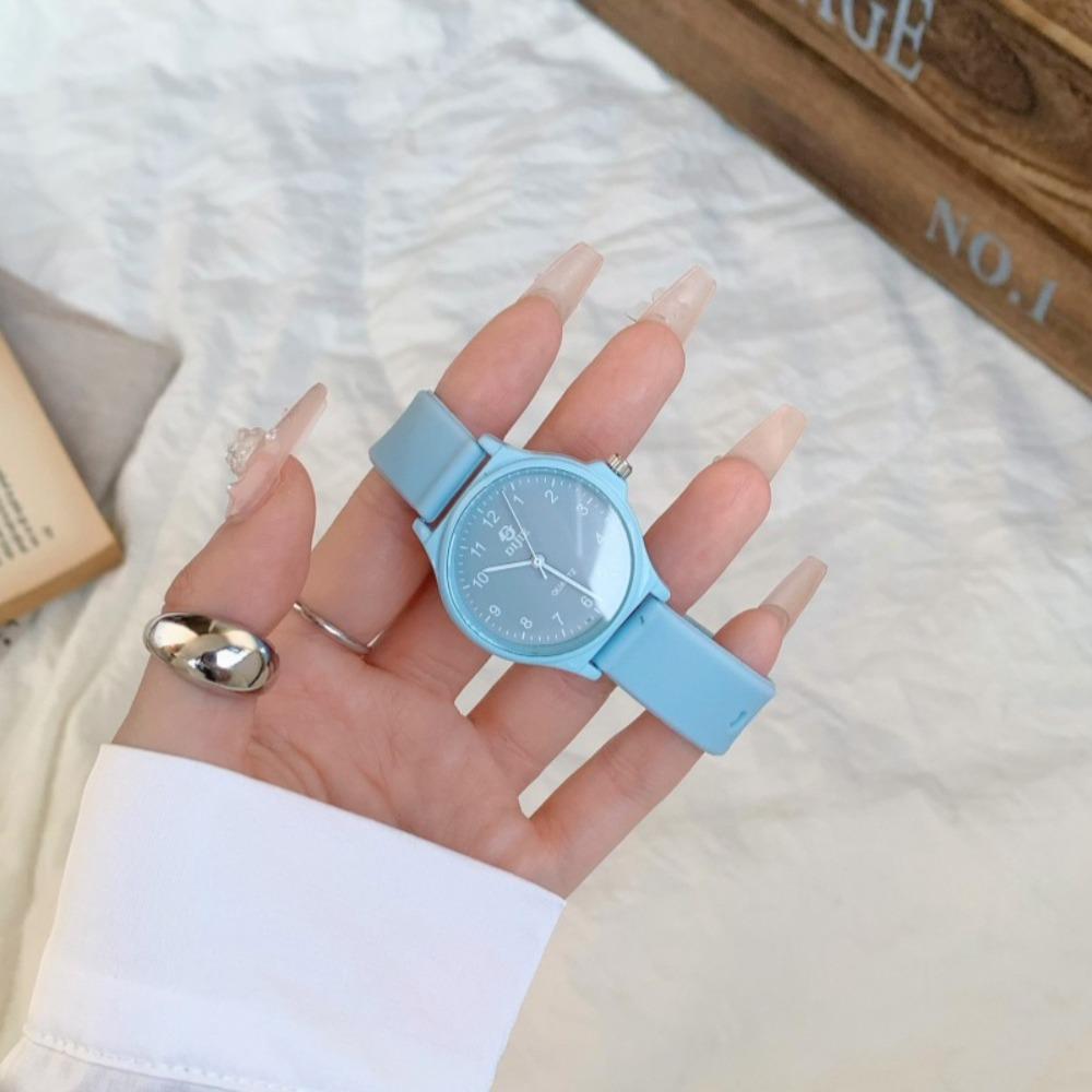 

Повседневные кварцевые часы Разноцветные кварцевые часы Креативные наручные часы Женские Девичьи синий