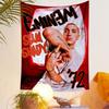 Eminem Slim Shady Tapestry Wall Hanging, Rap Legend Poster, Wall Decor for Bedroom Living Room Dorm