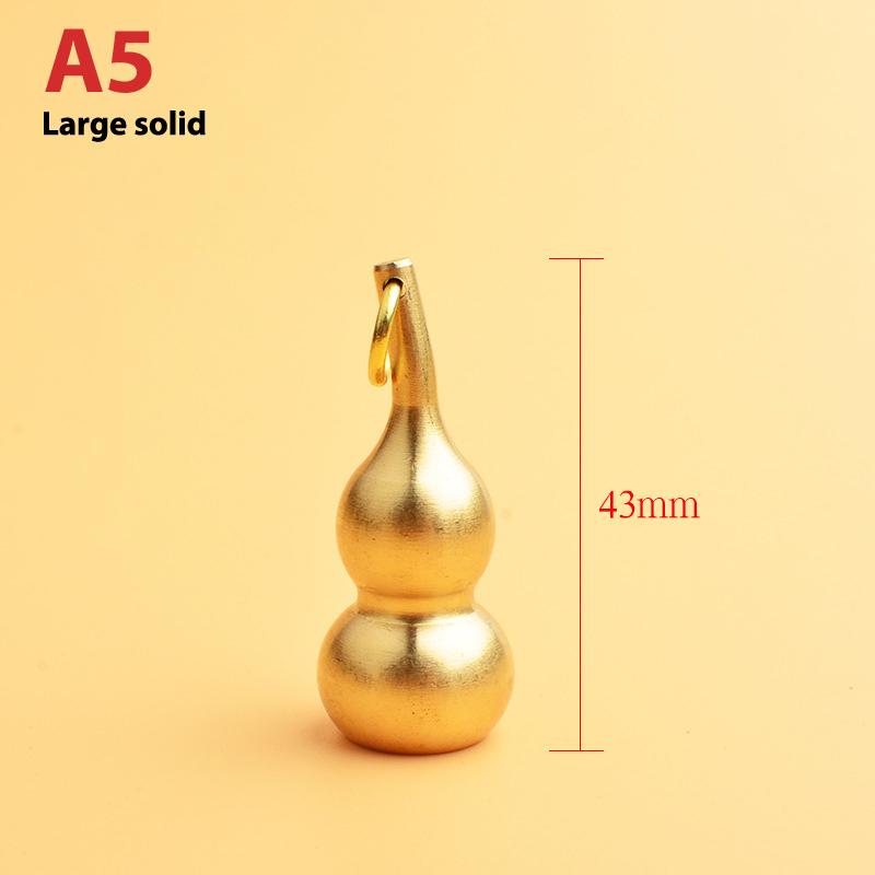 Tradicional Chinês Natural Feng Shui Cabaça Latão Mental Wu Lou Wu Lu Saúde