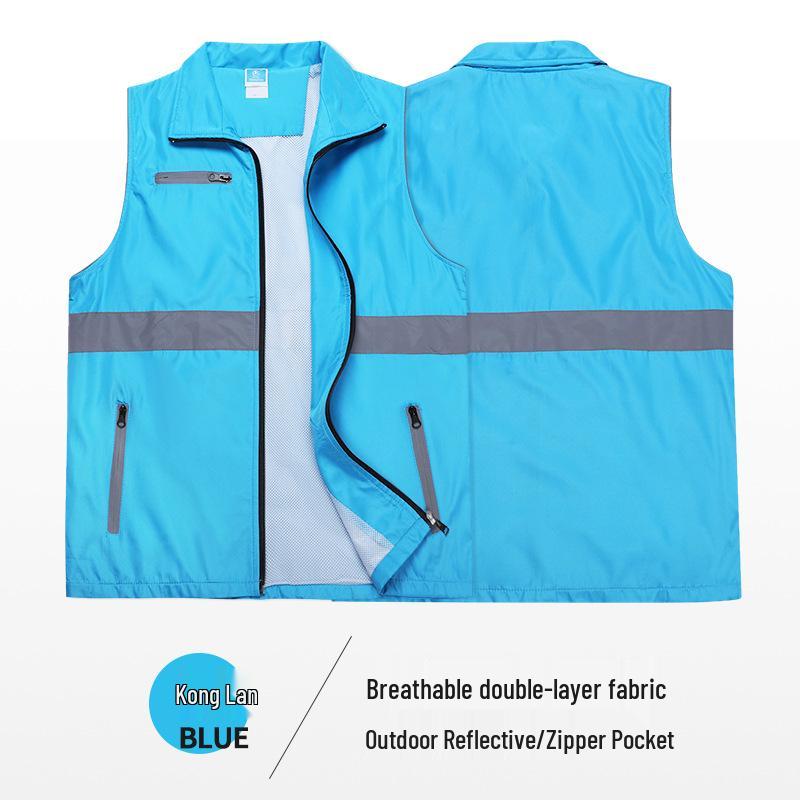 Reflective Custom Logo Volunteer Vest for Promotion Activities