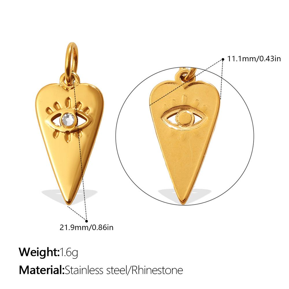 

European, American, Retro Symbol Multi-style Pendant Niche Sun Moon Eye Shape DIY Jewelry Accessories 2026