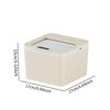 Smart Induction Trash Bin Touchless Automatic Lid Easy Clean Garbage Box for Living Room Bedroom Kitchen