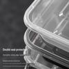 Disposable Thickened Plastic Takeaway Food Containers with Lids