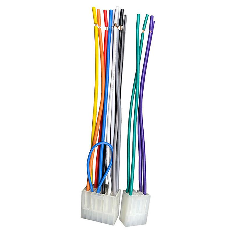 Professional 2Pcs Car Radio Stereo CD Player Wiring Harness Cable Installation Kit for Toyota Car Accessories Supplies Products