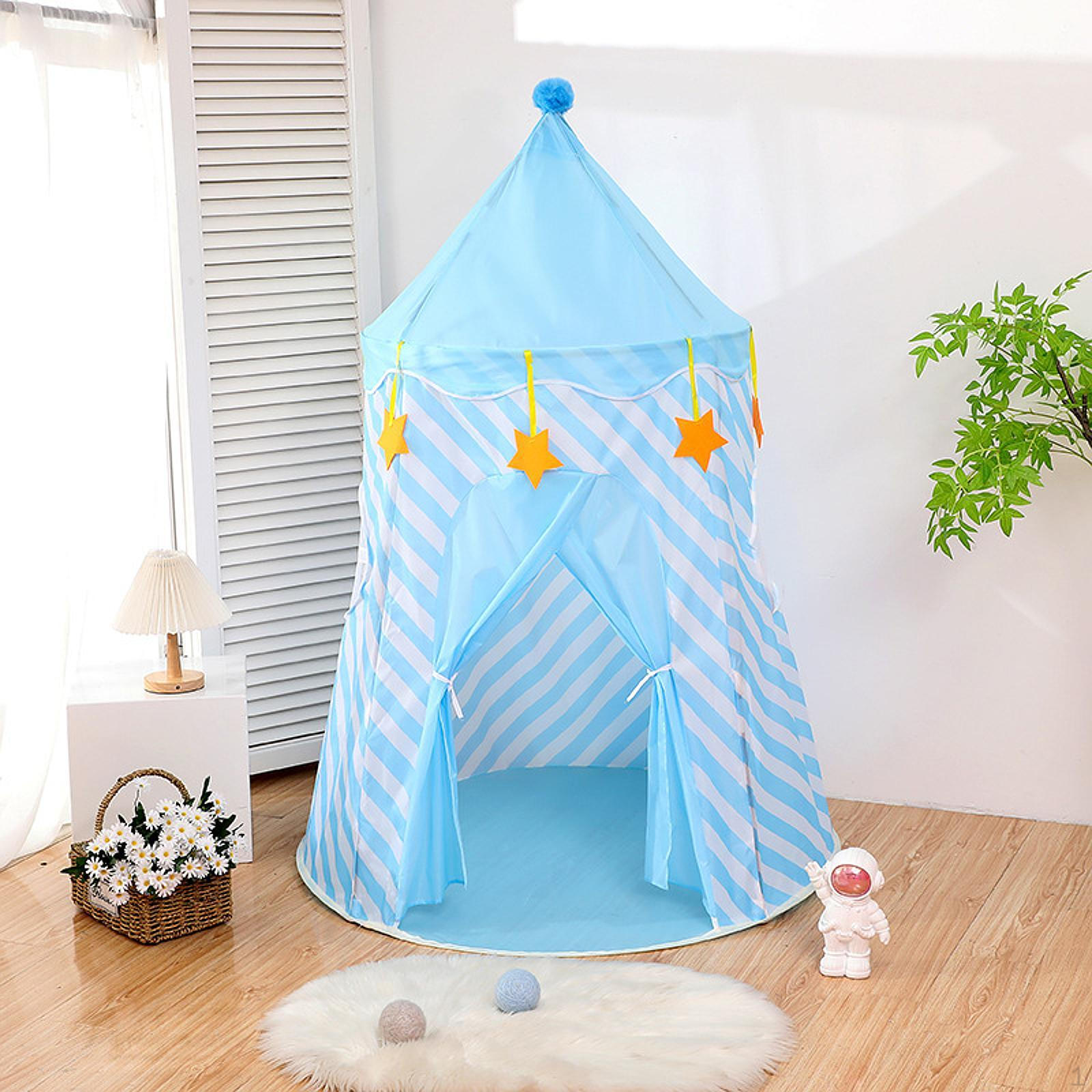 

Детская игровая палатка, детский игровой домик, домик-вигвам для вечеринки по случаю дня рождения синий