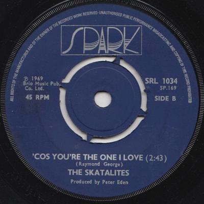 7inch Record SKATALITES  Please Let Me Hide SRL1034 Spark 1969 UK Rock Used