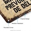 Putuo Decor 1pc French Vintage Metal Tin Sign, ICI LE POSSIBLE, Wall Art Decor for Home Office Studio, Gift