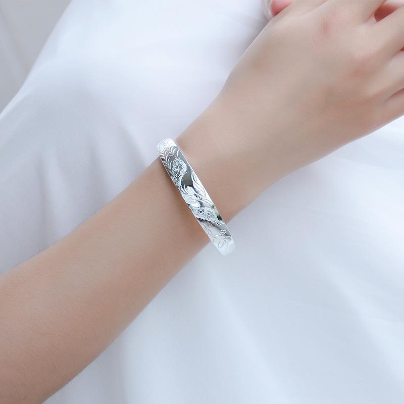 Phoenix Laiyi Korean-Style Silver-Plated Push-Pull Women's Bracelet