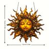 1Pc Sun Goddess Hanging Decoration Pendant Wind Chime Suncatcher Home Window Ornament Garden Decor Car Interior Decoratio