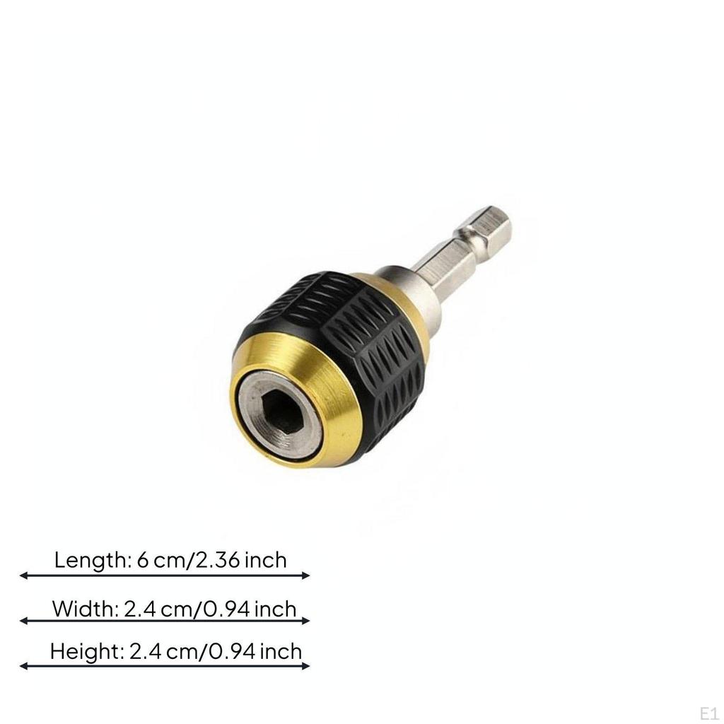 SelfLocking Drill Adapter Double Head Quick Change Chuck Universal Hex Shank