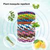 12-60Pcs Anti Mosquitoes Wrist Band Portable Outdoor Anti Bugs Bracelet Reusable Safe Wristbands for Sports Travel Camping