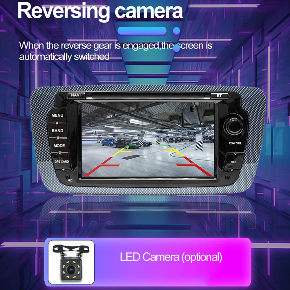 Autoradio Android pentru Seat Ibiza MK4 6j 2009-2013 Carplay Player Multimedia Unitate Principală Autoaudio 2Din Stereo Auto Navigație GPS 2+32GB