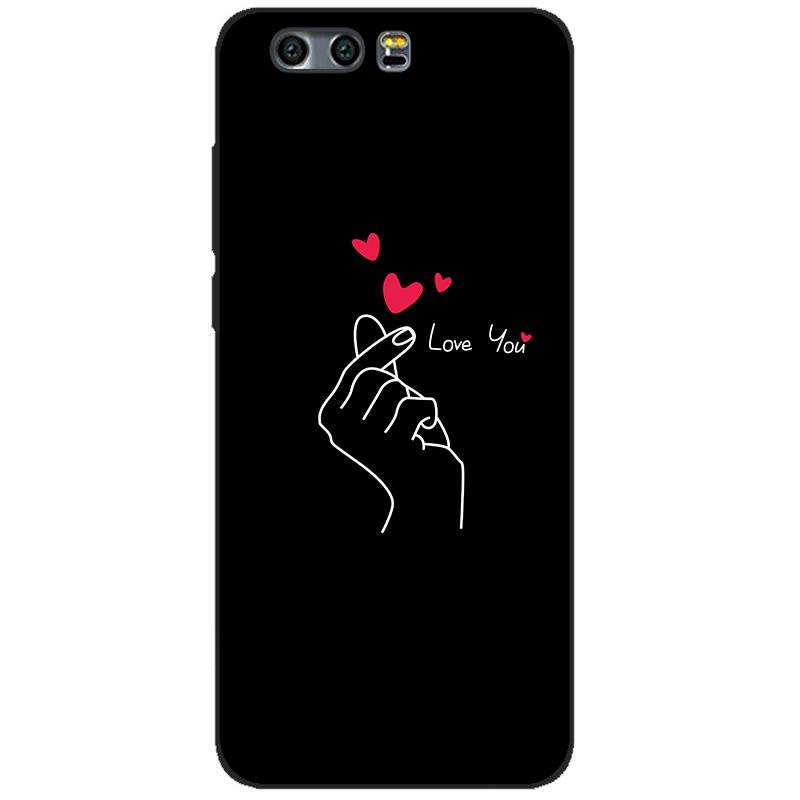 Fodral För Honor 9 Fodral Cover på Honor9 Honor 9 Telefonfodral För Huawei Honor 9 STF-L09 Fodral Silikon TPU Baksidesskydd Stötfångare 5.15"