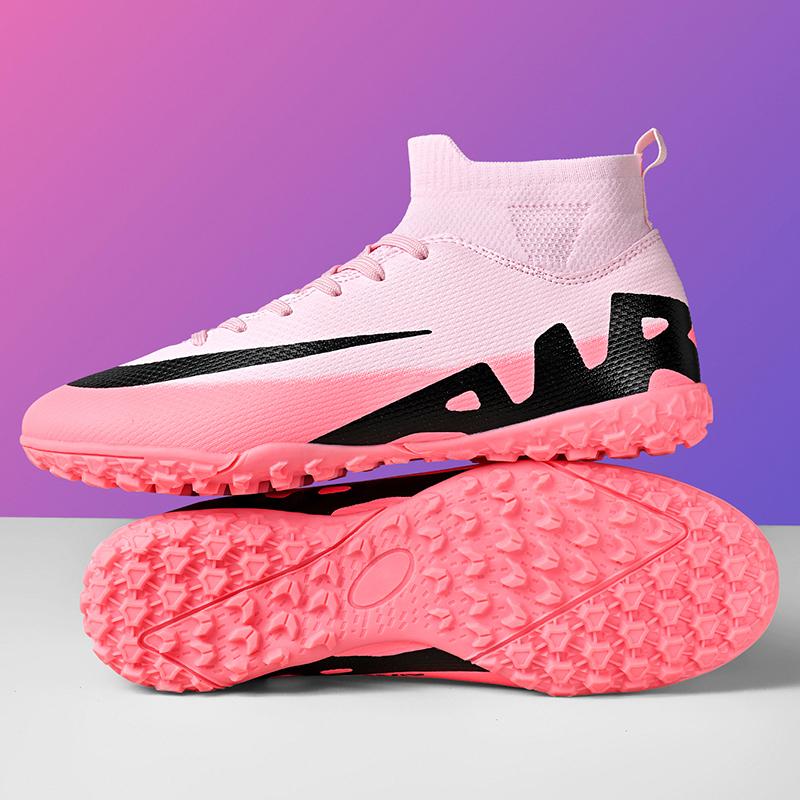 Ghete Noi de Fotbal pentru Antrenament Bărbați Copii Glezne Crampoane Pantofi de Fotbal Gazon TF/FG Meci Vânzare Fierbinte Calitate Înaltă Futsal Sport Interior