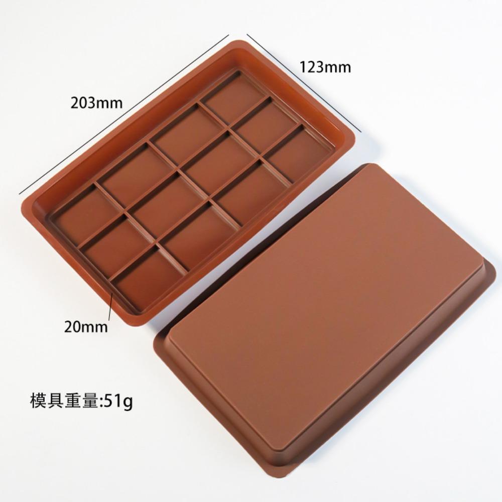 Formy na čokoládové tyčinky Silikonové tyčinky Rozbitné Formy na tavení vosku Snadné uvolnění Obdélník Odolný pro bílkoviny a energii Ručně vyrobený dárek