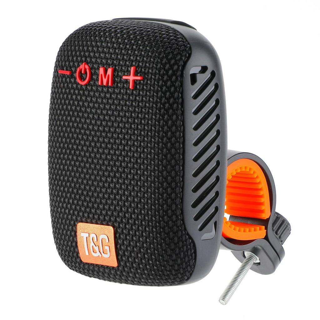 Waterproof Bluetooth Cycling Speaker with Mount - Portable Wireless Subwoofer & Card Slot