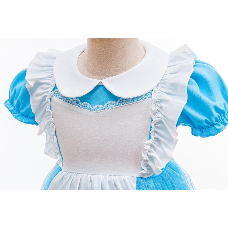 Girls' Halloween & Christmas Alice In Wonderland Princess Dress