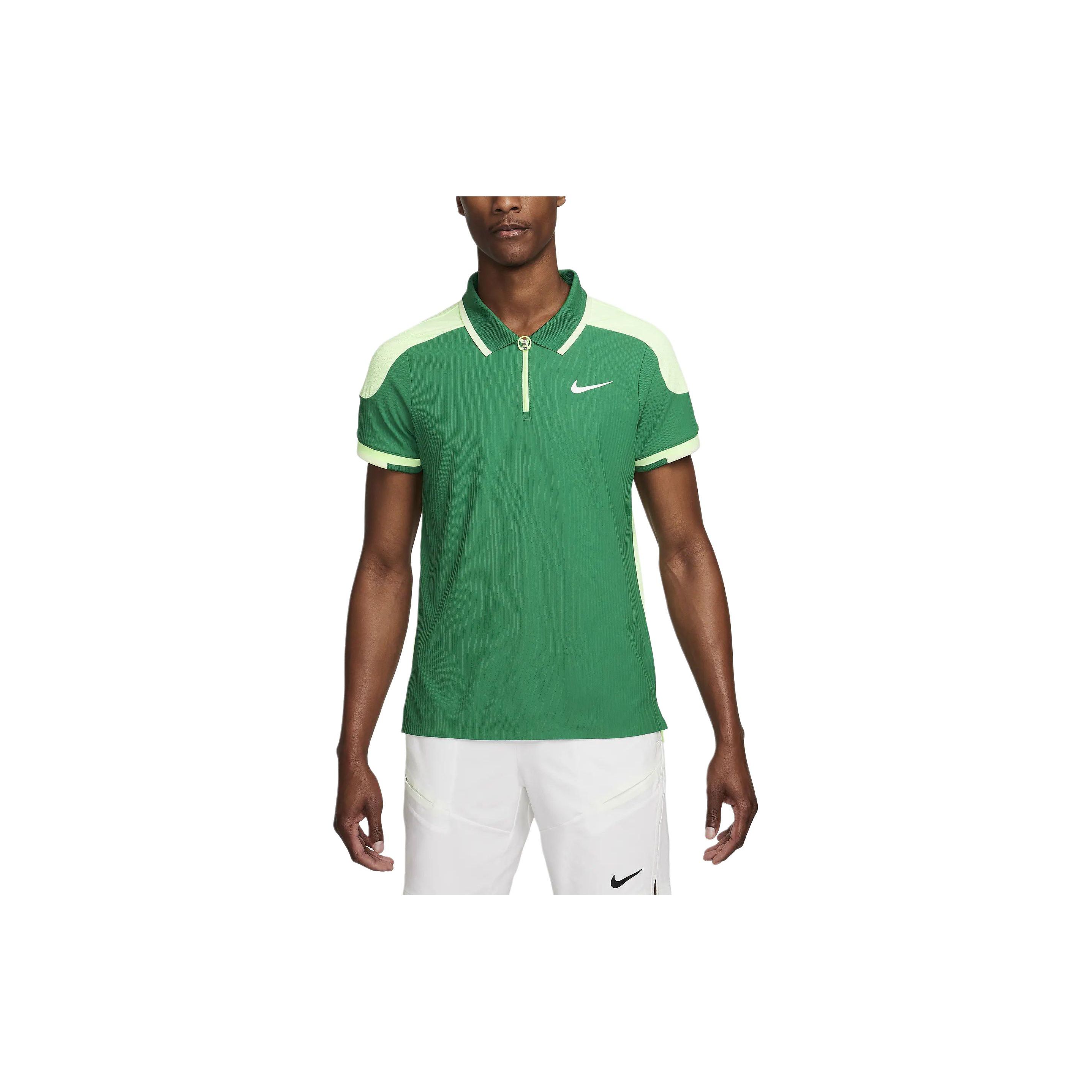 

Nike Color Block Casual Short Sleeve Polo Shirt Men tops Green FD5129-365 L