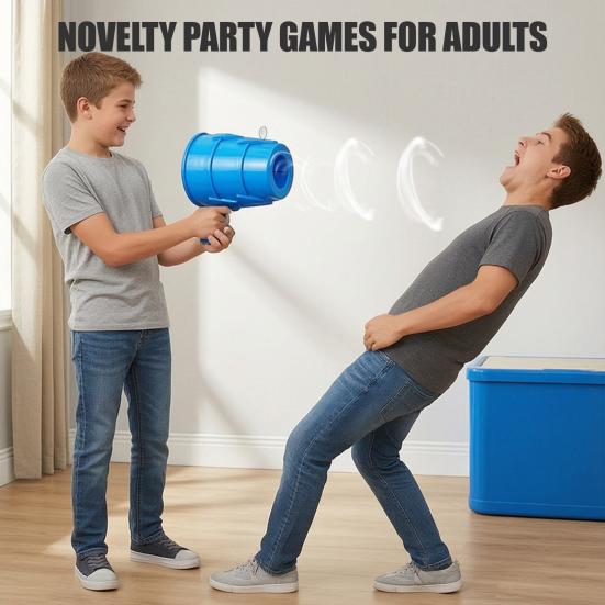 Invisible Air Cannon Toy Handheld Toy, Portable Shooter for Kids, Outdoor Birthday Gifts Boys Girls Play Bubble Machine, Funny Prank Christmas