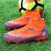 35-45 Men/Women's Football Shoes High Elastic Socks Port for Artificial Lawn Rubber Short Nails Young Children Football Training Shoes