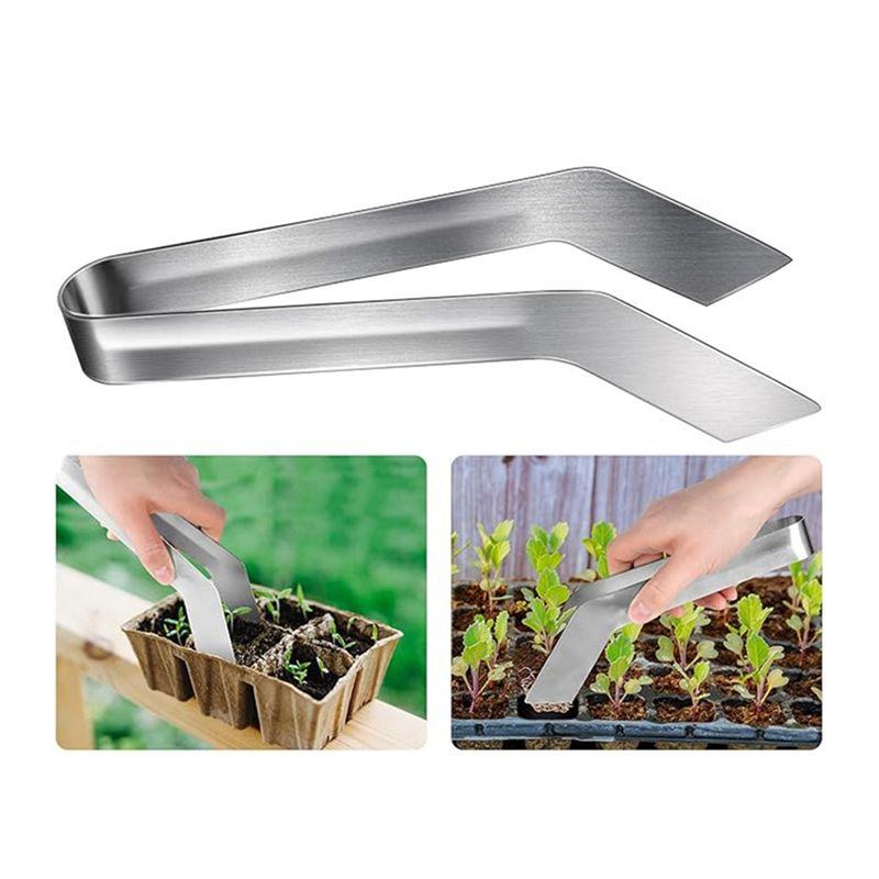 M-Modern-Seedling Transplant Tongs Outdoor Garden Seedling Transplanting Pliers For Reducing Root Damage
