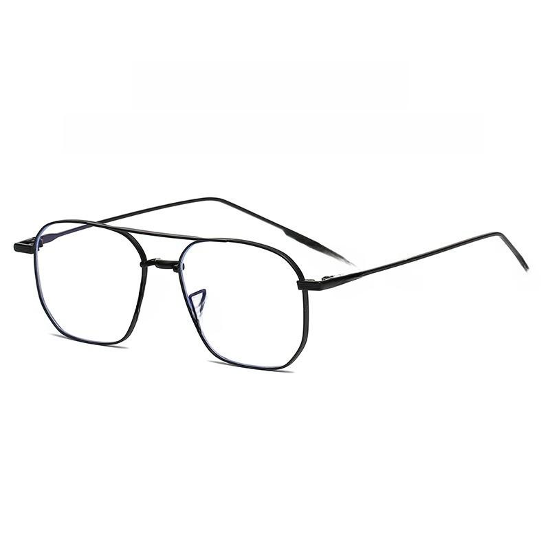

Zitao Sunglasses Fashion Metal Frame Uv400 Sun Protection For Travel And Parties BlackFrameClear