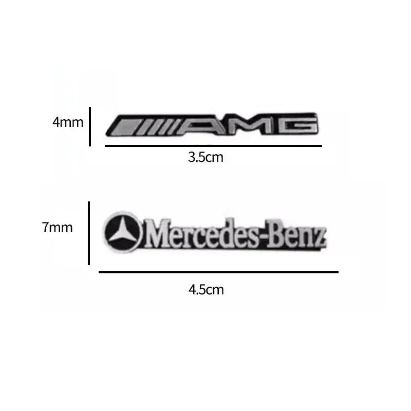 1SET 3D For W213 Aluminum Badge Emblem Sticker For Mercedes Benz AMG W212 W204 W211W168 W213 W205 W210 W108 W124