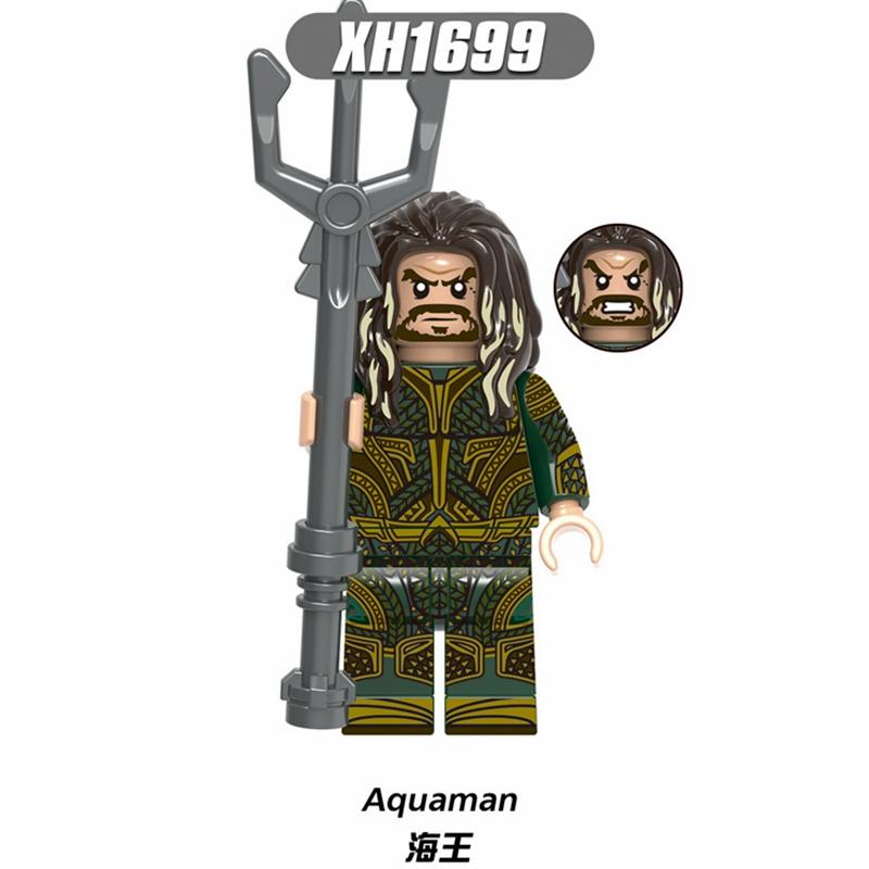 DC Süper Kahramanlar Minifigures Batman Superman Aquaman Wonder Woman Justice League Yapı Taşları Oyuncaklar