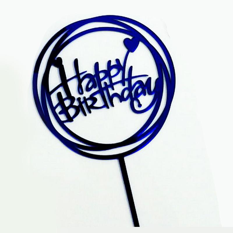 Happy Birthday Topper Cake Cupcake Toppers Cakes Kids Baby Shower Party Decoration