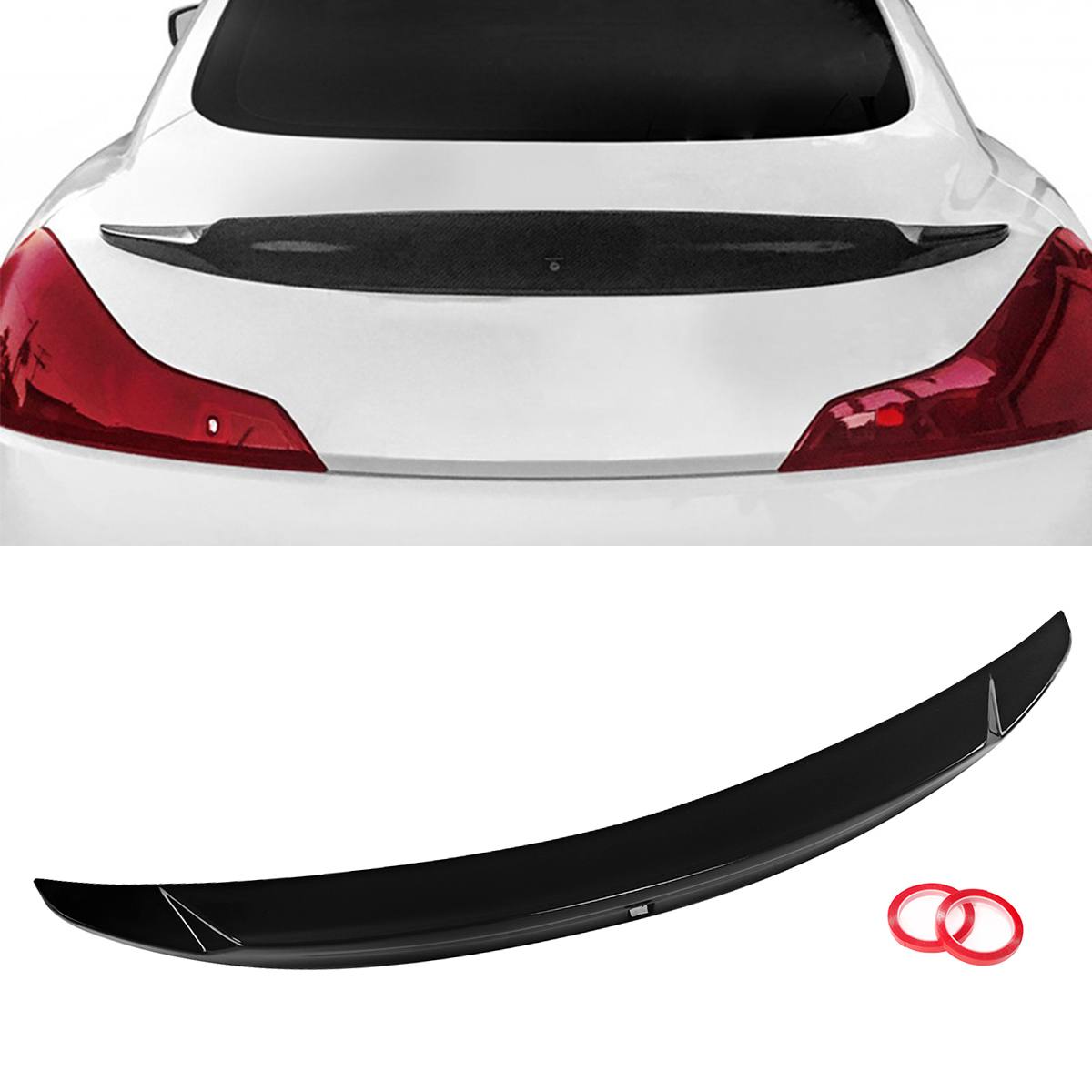 

ПОДХОДИТ ДЛЯ 2008-2013 INFINITI G37 2-ДВЕРНЫЙ ГЛЯНЦЕВЫЙ ЧЕРНЫЙ/Углеродное волокно ВЫСОКИЙ СПОЙЛЕР ЗАДНЕГО БАГАЖНИКА С ГЛЯНЦЕВОЙ ОТДЕЛКОЙ