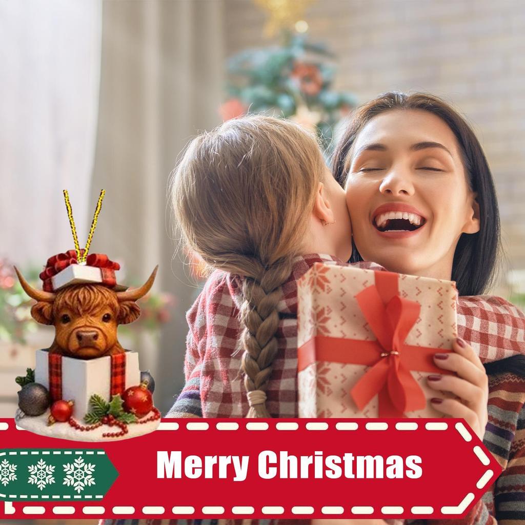 2025 Christmas Advent Calendar Gift Box for Diy Children and Boys 24-day Christmas Countdown Calendar Cow Set Party Supplies