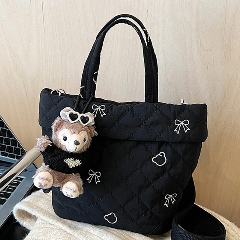 Winter New Commuter Large-capacity Tote Bag, Student Class Shoulder Bag, Messenger Bag, Handbag