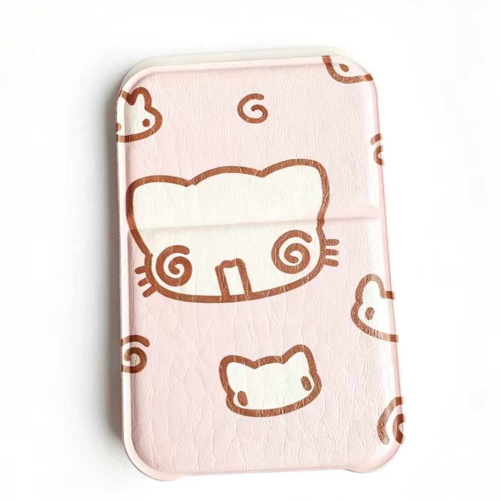 Cute Portable Foldable Makeup Mirror for Dorms and Handheld Use